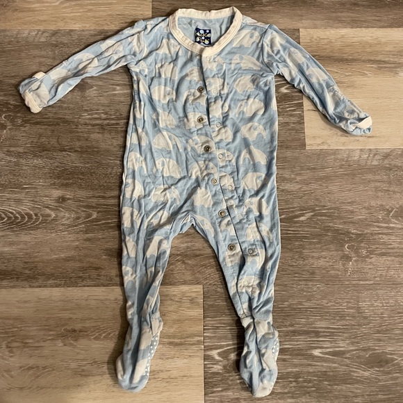 Kickee Pants Other - Kickee pants footed pjs pajamas 3-6 months